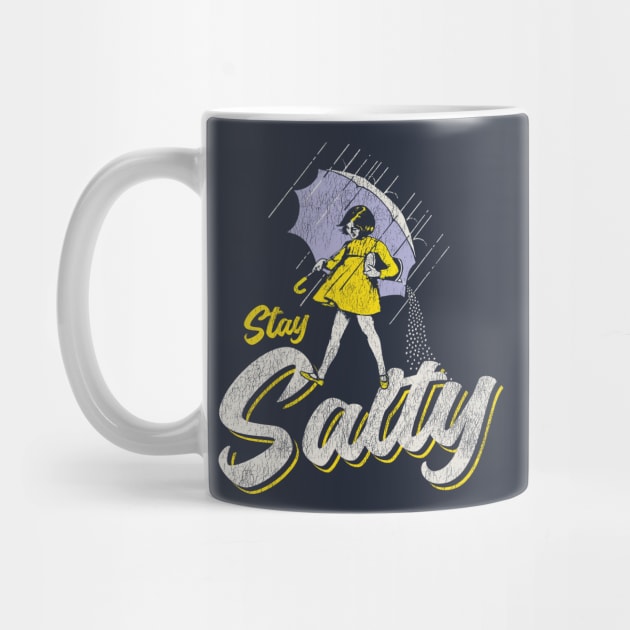 Stay Salty Girl Worn Out by Alema Art